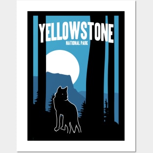 Best Retro Yellowstone National Park Design Apparel Posters and Art